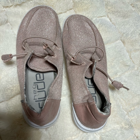 sparkly hey dude shoes
